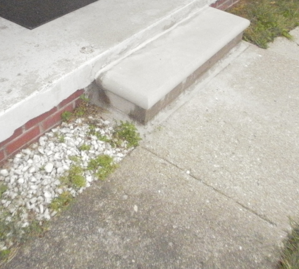 Old Porch Step Left View 960x864