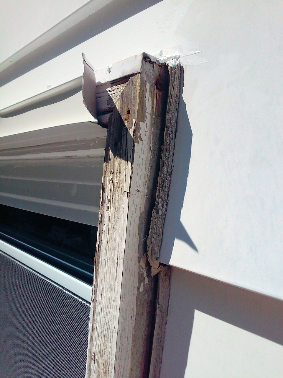 Window Frame Top Right Close Up